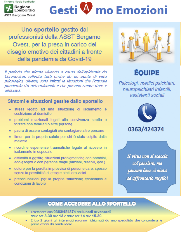 Gestiamo emozioni
