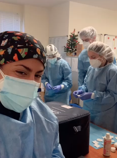 Operatori sanitari per vaccino Covid 19