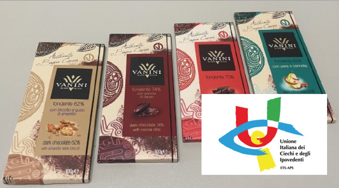 Tavolette cioccolato fondenti Icam della linea "Vanini" 