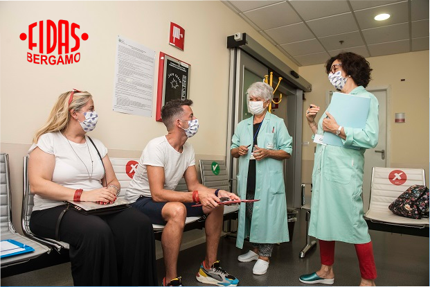 Donatori e volontari Fidas in ospedale