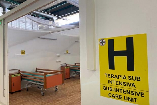 Riattivazione del presidio medico avanzato alla Fiera di Bergamo