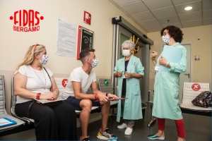 Donatori e volontari Fidas in ospedale