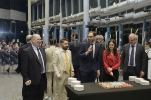 Umberto Tibaldi - presidente dell'Associazione S.O.S., Paolo Franco - assessore Regione Lombardia, Davide Ciardiello - ricercatore IEO e vincitore di una menzione nel 2024 (VIII edizione), Alessia Potenza - ricercatrice presso l’Istituto Scientifico San Raffaele di Milano e vincitrice del Premio 2025 (IX edizione), dott. Andrea D'Alessio - oncologo e vicepresidente dell'associazione.